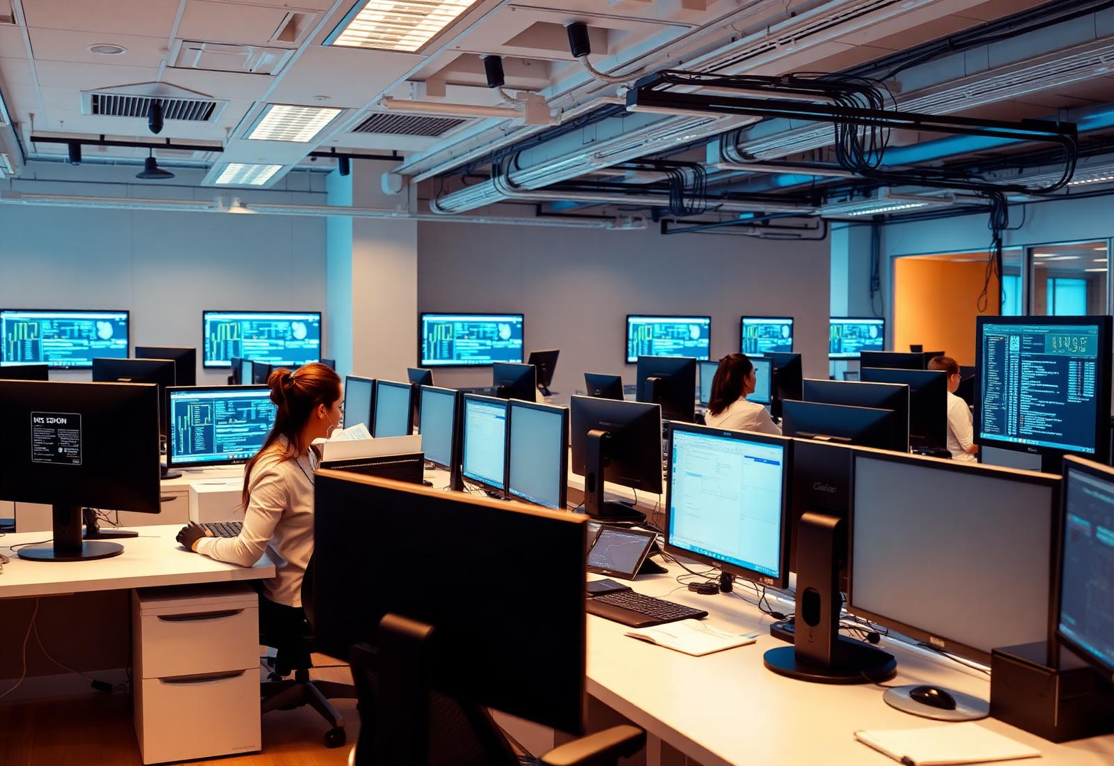 Connect IT team at work